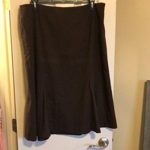 Norton McNaughton skirt 18W brown - MOVING SALE all skirts $5